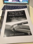 The final draft of manuscript for Using Writing as a Therapy for Eating Disorders - the Diary Healer -- almost ready to submit to my publisher in London. Many of you have contributed to this book, which I consider my most important life work. It is your book as well as mine. It is Our Voice. Together. 