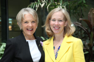 June Alexander and Professor Cynthia Bulik – helping to launch the Anorexia Nervosa Genetics Initiative in 2013 was one of the happiest days of my life.