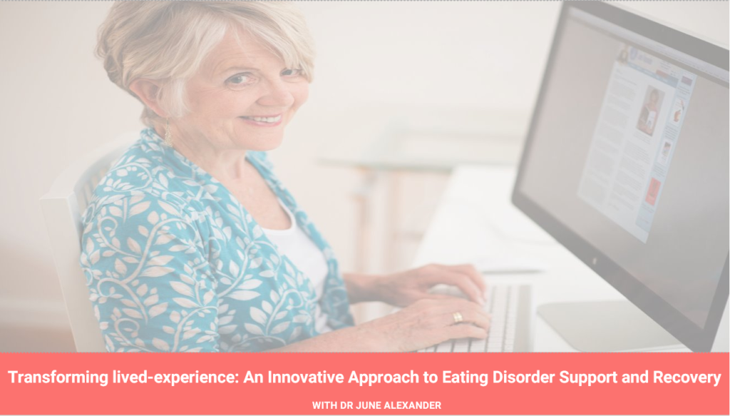 Transforming lived-experience into peer support – an innovation in eating disorder recovery